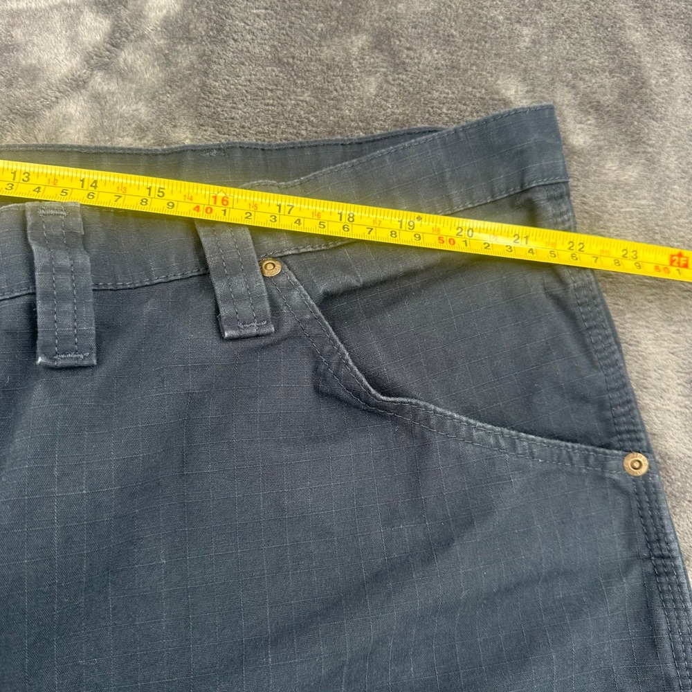 Wrangler Riggs Workwear Mens 44x30 Navy Blue Ripstop Cargo Pants 103W060NY - Picture 6 of 9